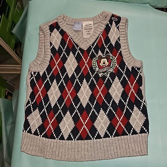 Disney Mickey Sweater Vest - Picture 1 of 3